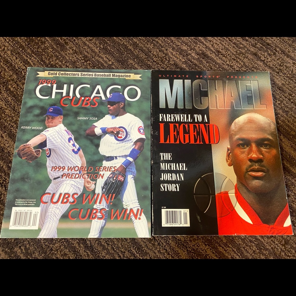 Michael Jordan and the Chicago Cubs Magazines
